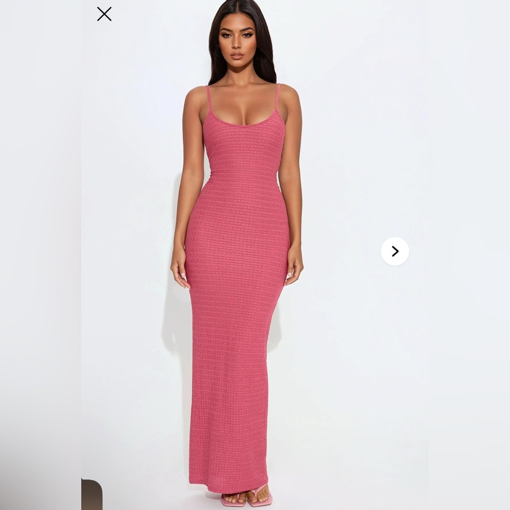 NWT Elegant Pink Maxi Dress